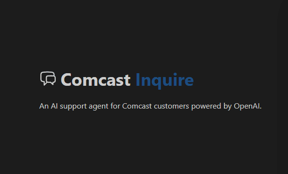 Comcast Inquire screenshot 1